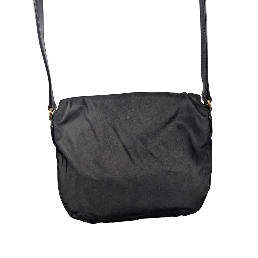 MARC JACOBS! LUXE BLACK SATEEN, GOLD HARDWARE, ZIPPER TOP CROSSBODY, PURSE, BAG! - Picture 8 of 14